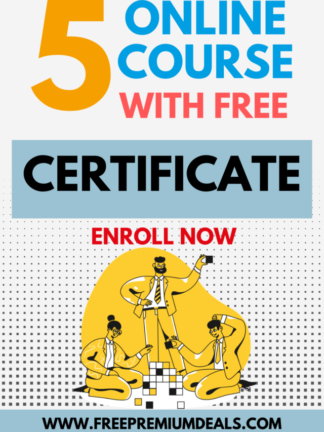 Onile Course with free certificate