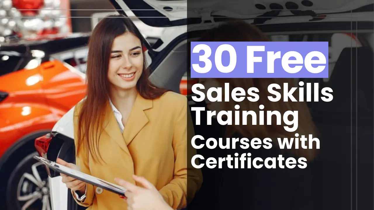 30 Best Free Sales Skills Training Courses Online with Certificate