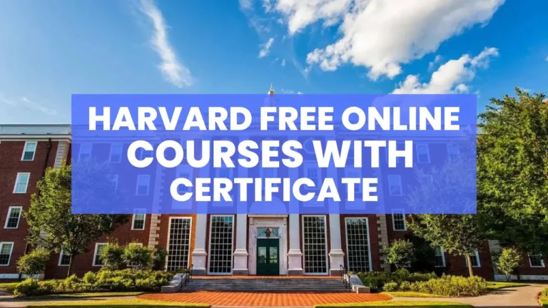 30 Harvard Free Online Courses With Certificate