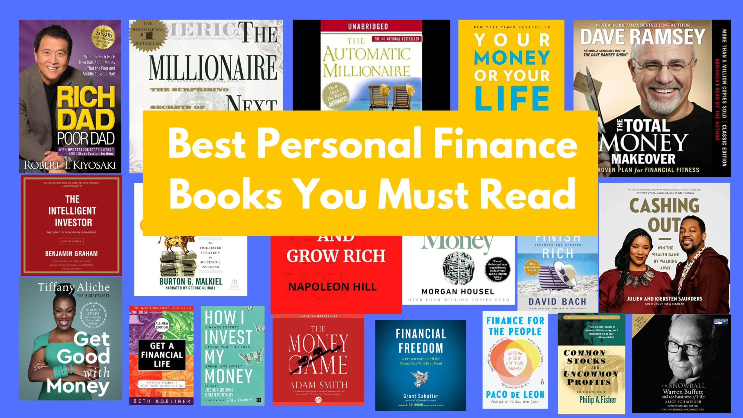 32 Best Personal Finance Books You Must Read Cover