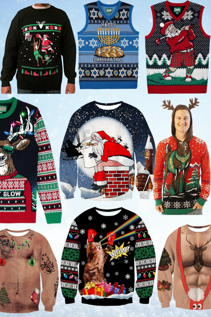 Top 10 Hilarious Ugly Sweaters for Men to Rock This Holiday Season!