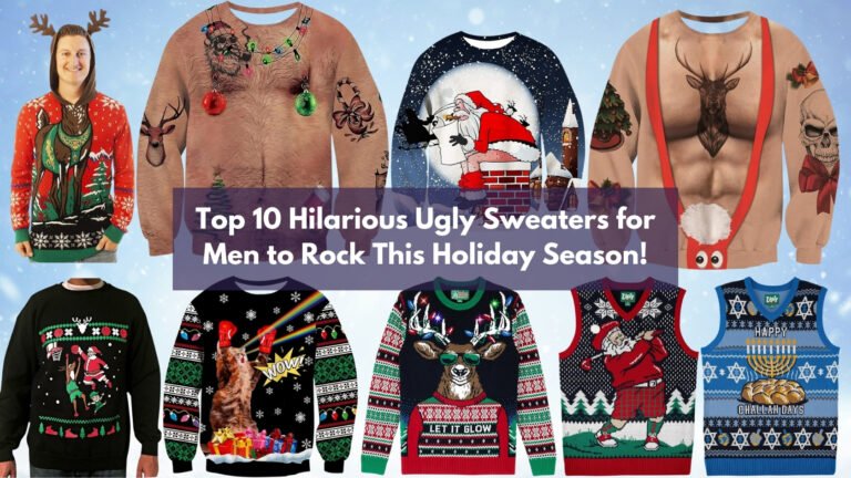 Top 10 Hilarious Ugly Sweaters for Men to Rock This Holiday Season!