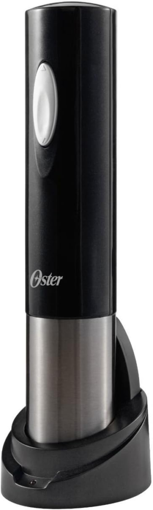 Oster FPSTBW8225 Electric Wine Opener, Tuxedo Black