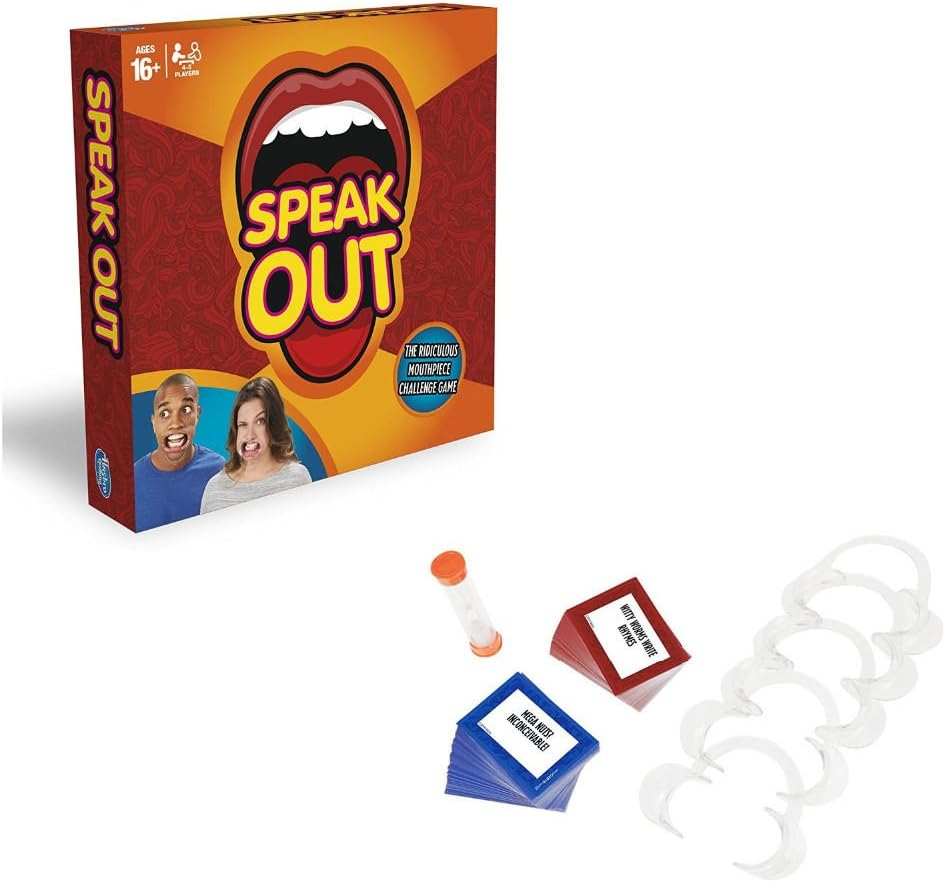 Hasbro Gaming Speak Out Game English for 192 months to 1188 months