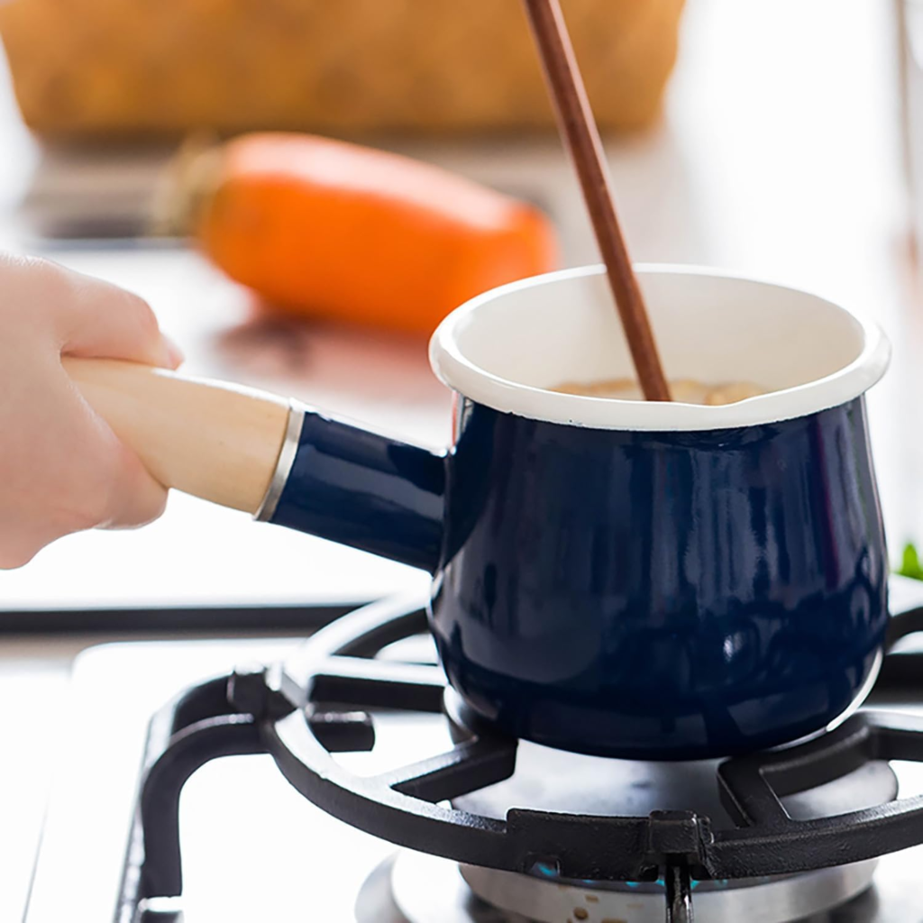 Enamel Milk Pot