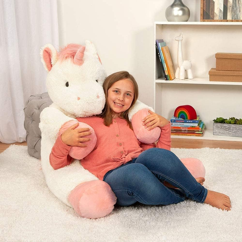 Vermont Teddy Bear Giant Stuffed Unicorn - Giant Unicorn Stuffed Animals, 4 Foot, 48", 4 FT