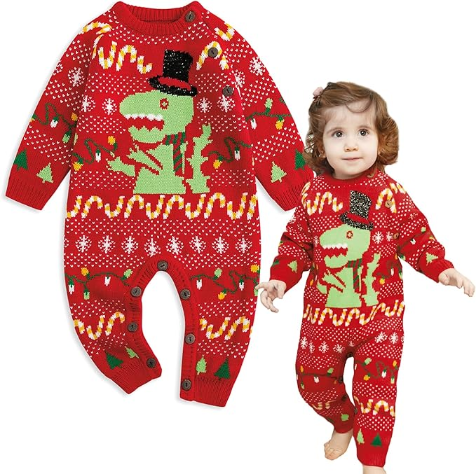 Simplee kids Ugly Christmas Sweater Family Matching Outfits for Holiday Party Knitted Pullover